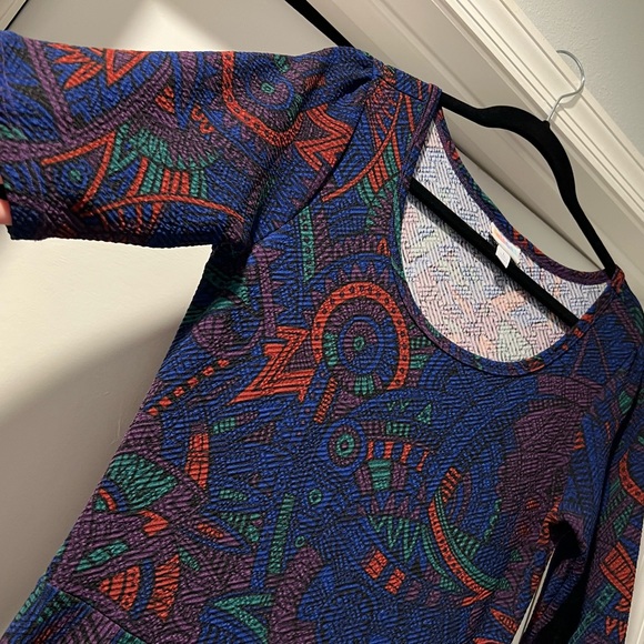 LuLaRoe Nicole Dress Large Limited Release Shapes Pattern - Picture 6 of 7